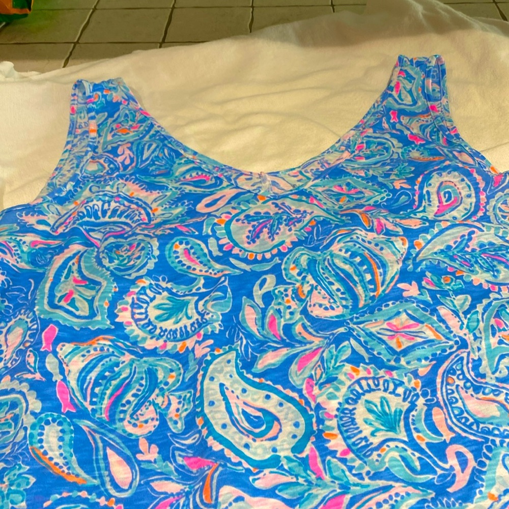 Lilly Pulitzer tank top. Worn once.